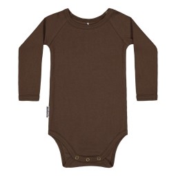 vauvan body ruskea metsola puuvillabody