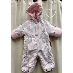 Vauva toppahaalari makuupussi lenne vaaleanpunain  aleen harmaa