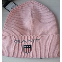 Gant neulepipo vaaleanpunainen MEDIUM SHIELD RIB BEANIE