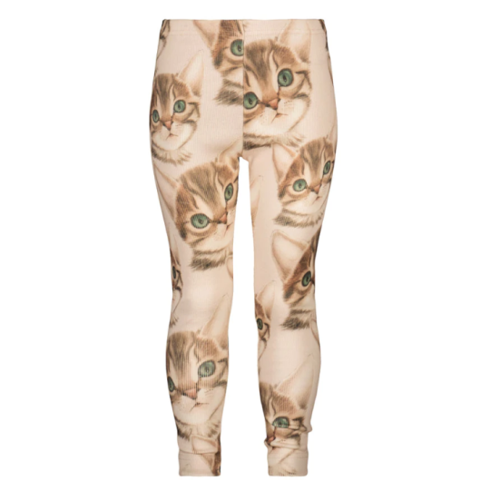 metsola kitten rib leggings cream kissan leggingsit
