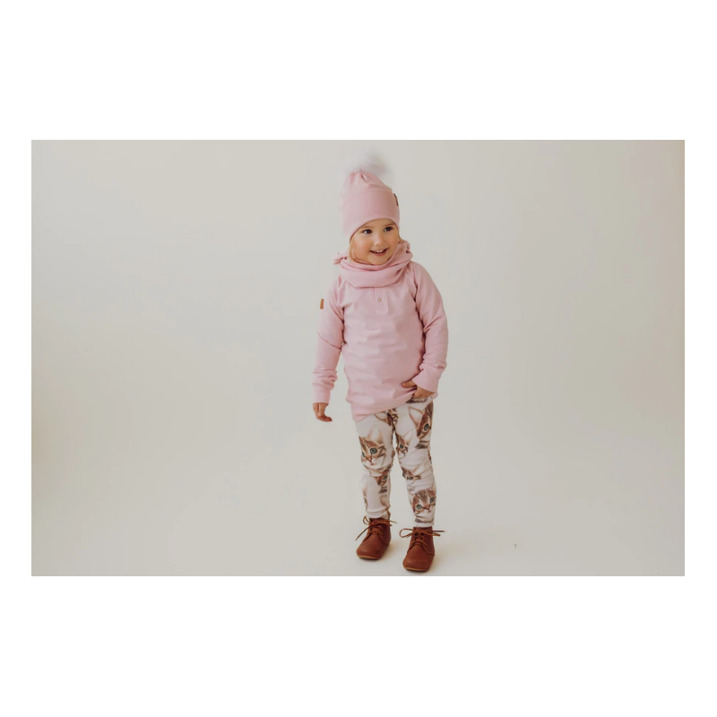 metsola kitten rib leggings cream kissan leggingsit