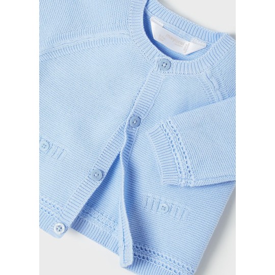 mayoral luomupuuvilla vauvan neuletakki