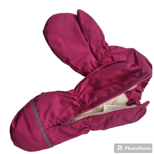 vedenpitävät kevät rukkaset  vetoketjulliset rukkaset pinkit pehmeät tuulenpitävät