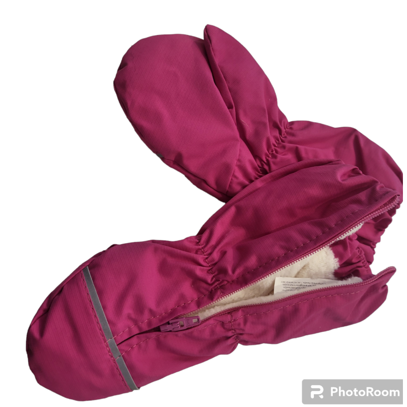 vedenpitävät kevät rukkaset  vetoketjulliset rukkaset pinkit pehmeät tuulenpitävät